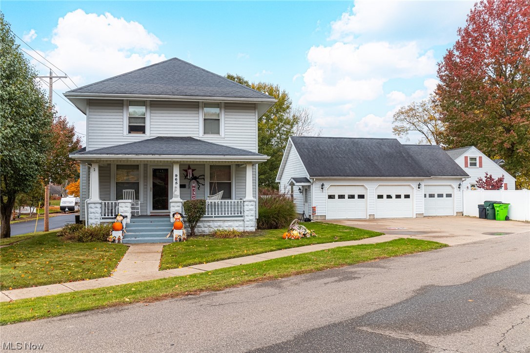 This 3 bedroom home featuring beautiful hardwood floors located close to Coshocton City Schools on a quiet corner lot is now available. The main floor features an updated kitchen with all SS appliances that will convey to new owners, Living room, and a nice size 4 season room to enjoy year round living. Upstairs you will find 3 bedrooms with plenty of closet space and a full bath. Downstairs provides a laundry room, plenty of storage and a bonus area that can be used for working out, a gameroom or another bedroom. Between the home and garage you will find a nice deck for grilling and enjoying the outdoors. The large 3 car heated garage provides plenty of space for your vehicles and toys, crafting or workshop.The large backyard features a firepit and shed for storage. Call a licensed agent for a showing.