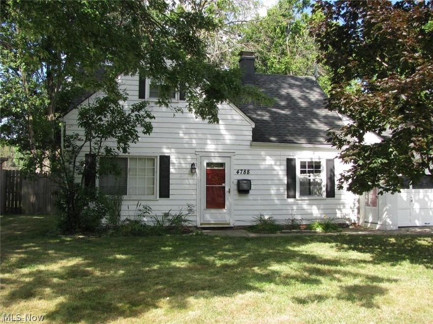 Lovely Cape Cod Style Home on a tree shaded lot. Great Mentor Location close to Lake Erie and easy access to freeways. Catch those cool Lake Breezes. This home has all new flooring and neutral decor. Kitchen appliances stay. Attached 2 car garage has door opener and laundry hook ups. Just bring your own washer and dryer. Most windows and doors have been replaced. Electric panel is new. Economical hot water heat and 2 window air conditioners will stay. Picnic in the back yard and enjoy walking in the neighborhood. Perfect Starter Home ! Room measurements are approximate