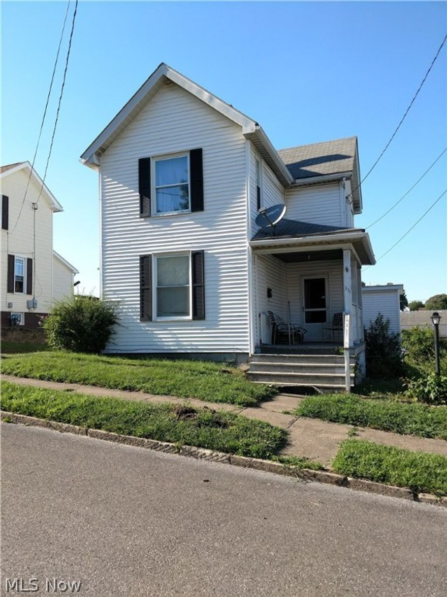 Call me today to view this opportunity! This home features 3 bed 2 bath, first floor laundry, 2 porches. Enjoy the nice backyard. Parking in back of house. All appliances stay with home, refrigerator, stove, washer, dryer. This home is being sold "As Is" with right of inspections.  Any mineral rights will convey to new owner. Agent is related to seller.