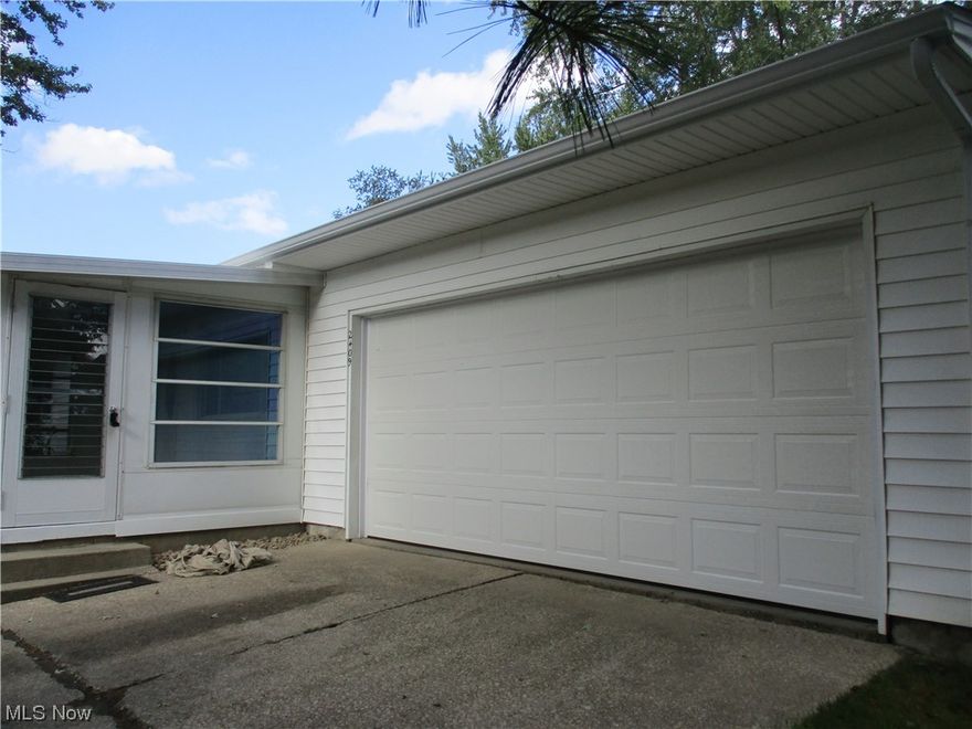 2409 Igleheart Road
Akron, Ohio 44312

1,140 sq.ft., 3 bedrooms, 1 bath ranch on a quiet dead-end street. Property backs up to wooded area. Oversize 24 ft. deep garage with new door and opener. All new maple cabinets with quartz countertop. New tub and surround, and vanity also with quartz countertop.

New luxury vinyl flooring in kitchen, dining and living room. New carpet in bedrooms. All new interior and exterior doors throughout. The kitchen also has new whirlpool appliances, range, microwave, and dishwasher.

The large basement is dry and clean and has a new hot water tank, and pressure tank. Also included is a Kinetico twin tank water softener. Updated electrical panel.

Additional features include a 3-season room on front of house fully carpeted and an 8x12 storage shed. The roof is 10 years old with new gutters on the front of the house.