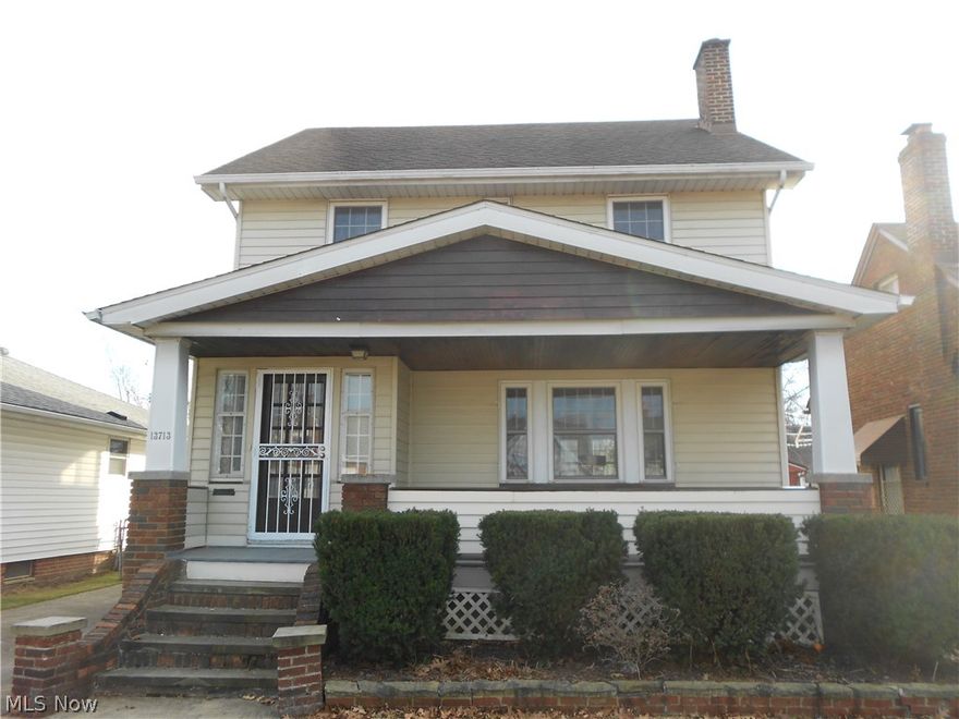 Beautiful, move in ready Home just waiting for you  The Hard Wood Floors have been re finished through out the house all the rooms have been freshly painted, New cabinets counters and appliances in the kitchen new flooring and vanity sink in the bath room, brand new private deck off the kitchen Rocking chair front porch Over sized 2 car garage, basement with a 2nd bath and laundry area and 3 separate storage rooms, and a walk up attic that leaves a lot for your imagination. Listing Agent/Seller is a licensed agent in the State of Ohio.