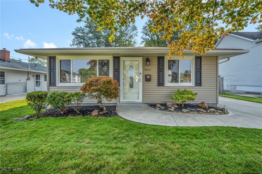 This meticulous 3-bedroom, 1.5-bath ranch offers the perfect blend of comfort and convenience, all on one level. Sunlight pours into the spacious living room, creating a bright and welcoming atmosphere. The spacious kitchen opens seamlessly to the dining room, making it perfect for everyday living and entertaining. A generous laundry room adds extra functionality, and three nicely sized bedrooms provide plenty of comfort and versatility for family, guests, or a home office.

The home features first-floor laundry and has been thoughtfully updated throughout, making it truly move-in ready.

Step outside to enjoy a yard that’s landscaped to perfection—ideal for relaxing or entertaining. A spacious 2-car garage provides ample storage and convenience.

With modern updates, beautiful natural light, and exceptional indoor and outdoor space, this home is a must-see!