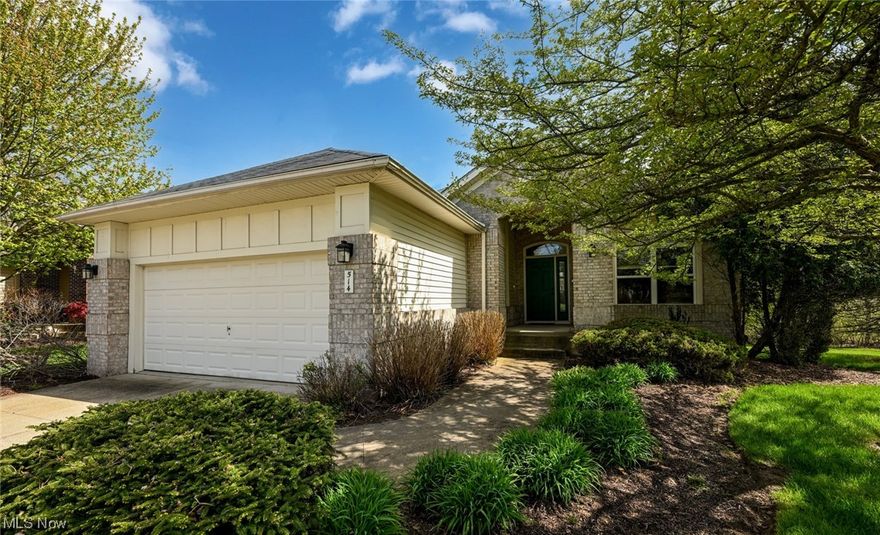 Welcome to this lovely open-concept home at 514 Deer Path Lane!  With high ceilings and sunny open spaces you will enjoy the smart design of this contemporary gem.  Your main floor has flexibility with both an Owner's suite and a second bedroom with hallway bath but also a third room with french doors which is available as a third bedroom on this floor or a bonus space - office, library, craft room - whatever suits your fancy!  Two spaces are also available for dining - one defined space for a dining room and one for a breakfast room, each off of the kitchen and connected to the spacious living room with gas fireplace.  The breakfast space has always been enough for the current owners but if you are seeking a formal dining space you have it here.  Your main floor also boasts a laundry room for one-floor living.  The lower level is walk-out and has been completely and beautifully updated with a true third bedroom (currently used as a home-office), half bath and large family room.  There