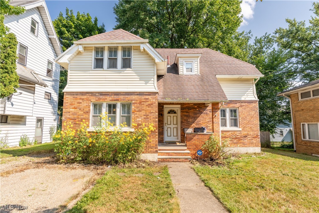 Welcome to 1402 Goodyear Blvd, in Goodyear Heights. This spacious center staircase Colonial with natural woodwork and classic style is ready for your own personal touches. With just under 1800 Sq Ft. of finished living space, this three bedroom one bath home has classic charm and yet also includes an updated more open-concept first floor layout. The updated kitchen has gray oak cabinetry and ceramic floors and all appliances are included. The partially finished basement allows for added entertainment space or a place to relax. The fenced in backyard allows for privacy. The larger 1 car garage has extra "upper" storage space. Roof 2008, electric ( Main service and panel 2019 & interior electric 1997), Attic insulation, water heater 2016, furnace 2019 and central air 2006. Old Republic Home Warranty Included. Schedule your private tour today!