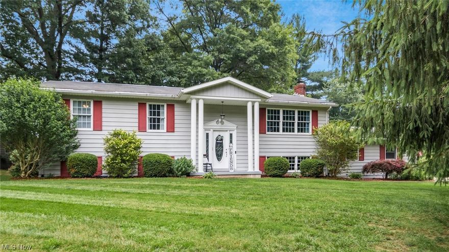 Absolutely beautiful, spacious home on a beautiful lot in Skyline Subdivision. The home has been updated and ready for new owners to move in and do nothing!! Over 2500 finished square feet in this 2800 sq ft West Muskingum School district home. Featuring 5 bedrooms 3 full baths, walkout lower level, 2 car attached garage, concrete driveway and patio, 14' x 12.6' deck, covered front porch, huge family room with fireplace equipped with natural gas logs, updated windows and flooring, updated kitchen cabinets and baths. Lower level bedroom could have many other uses such as an office, music room or exercise room. This property has a nicely landscaped large yard with mature shade trees, located in a well established neighborhood of similar homes on the north side of Zanesville just outside city limits. It is hard to find a 5 bedroom 3 bath home with all this square footage!