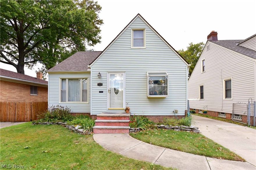 Be prepared to move !  This well-maintained vinyl sided bungalow is looking for a new owner.  4 bedrooms (2 down/2 up) plus 2 full baths ! Completely remodeled eat-in kitchen including breakfast bar. Open kitchen overlooks living room to create a first floor open concept feel.  Finished lower level recreation with bonus kitchenette area.  Large utility room. Outdoors is a large wood deck perfect for entertaining and a fully fenced yard.  Updates include:  2016-Hot water tank, 2010-Fully remodeled kitchen with Kraftmaid cabinetry, 2002-Siding, windows, roof, driveway, deck, and basement bath added, 1999-Furnace and AC.  Seller is providing a one-year home warranty for piece of mind.  Don't miss this opportunity and be in by the holidays !