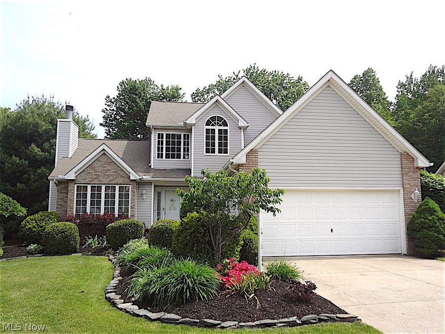 Great Floor Plan - Natural Light - Fenced Yard - Finished lower level with Full Bathroom - First Floor Master with Private Master Bath, Skylight and Walk in Closet that leads to Deck with Gazebo - Like Being in Paradise! All this in a Wonderful Location in Mentor. Enjoy the Breakfast Nook Lined with Windows while watching Nature through your Back Yard or Gathering on Your Oversized Deck with Built in Gas Grill and steps to Patio Area. Open Living Room Accented with Brick Gas Fireplace can be seen from 2 Story Foyer. Eat in Kitchen is lined with Cherry Cabinets, SS Appliances, and Ceramic Floor. The Dining Room completes the area making holidays and get togethers a breeze! First Floor Laundry Room and Half Bath are perfect details you don’t want to miss! Generous Bedrooms have walk in closets and arched ceilings and an additional Full Bathroom. Plus a Great finished Basement that offers plenty of living space, another bedroom option, wet bar area, Full bathroom with Urinal and tons of s