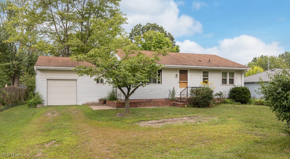 This 2 bedroom ranch located on 1.07acre lot is ready for a new owner. Features & updates include: vinyl windows, updated exterior doors, rear deck, furnace 2019, H2O tank 2015, storage shed, 1 car garage attached by breezeway, all appliances included! Property is being sold “AS IS”