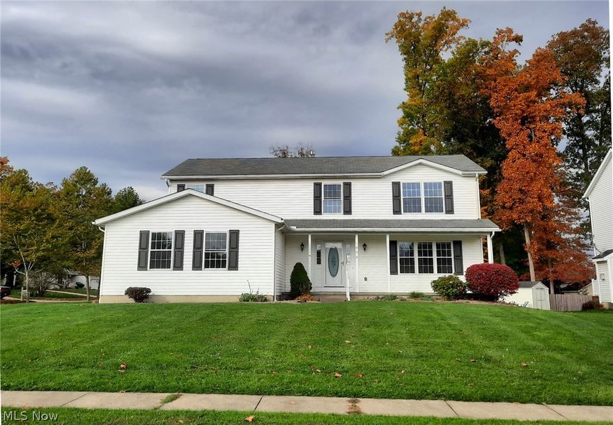 One of the largest homes in Annevar Estates! Full of light  with an open floor plan, newly painted, new carpeting and new luxury vinyl flooring! This lovely 4 bedroom, 2.5 bath colonial has a huge great room with gas fireplace which adjoins the  kitchen with new granite countertops, stainless steel appliances, and pantry. French doors open to formal dining room and living room. Large master bedroom with master bath that boasts new tile, new vanity, jetted tub and separate shower. Upstairs laundry room for convenience.  Nice corner lot with a large deck. Broker Owned