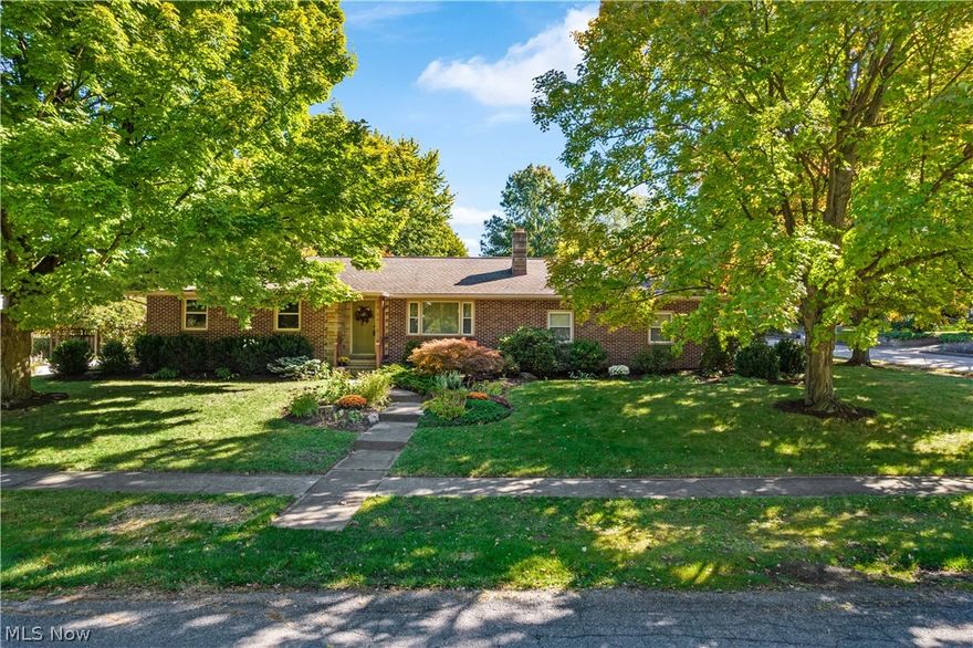 This lovely 3 bedroom, 2 bath brick ranch home offers all of the comforts of one story living in a beautiful location. The large picture window lets in lots of natural light into the living room with bamboo floors and a wood burning fireplace. Adjacent to the living room is the dining room with French doors that open up to a private backyard oasis. The well appointed kitchen with an eat in bar adjoins the sunroom. Three bedrooms and a completely updated bathroom complete the first floor. The lower level features a large recreation room with built in storage, a Murphy bed, and counters, cabinets and an under cabinet refrigerator, along with a full bathroom. Lots of options with this incredible space. The fenced in backyard has a patio, deck, landscape lighting for a fantastic space to entertain. Raised garden beds are ready for your planting needs. HVAC system was replaced in 2020, dishwasher in 2019, and roof in 2012. 

Possession December 5, 2022.