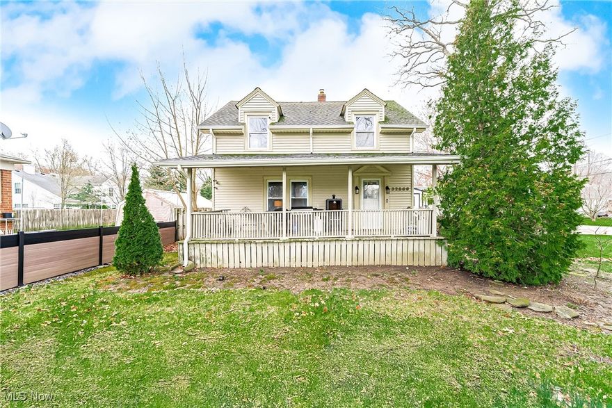 Charming Farmhouse-Style Century Home on a Desirable Corner Lot in Avon Lake!

Welcome to 32569 Electric Blvd! A  beautifully maintained 2-bedroom century home brimming with character and modern comforts. Situated on a spacious corner lot with an additional lot included, this property offers rare extra space and endless potential.

Step onto the inviting large front porch, perfect for morning coffee or evening relaxation, and into a home that blends timeless charm with contemporary updates.  Enjoy year-round comfort with central A/C, and appreciate the thoughtful preservation of the home's historic details.

Located just a short walk from Avon Lake High School and the public library, this home is perfectly positioned for convenience and community. Whether you're a first-time buyer, downsizing, or looking for a smart investment, this gem offers a unique opportunity in a sought-after neighborhood. Enjoy lake access with the WoodHaven Beach Association, a optional association you can join for $100/year. Enjoy sunsets, northern lights, fishing, and lake access for your paddle boards. 

Don't miss your chance to own a piece of history with room to grow!
