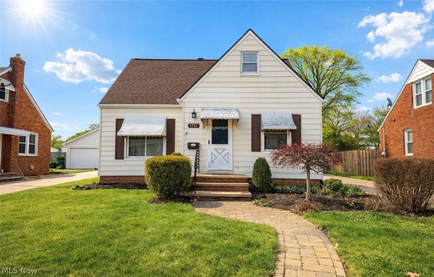 3 bedroom in Highly Desirable Mayfield Heights on quiet side street. Full basement, with finish side and utility side, finished side has an additional den, off the family room area. First floor has 2 Large bedrooms and 1 full bath, and Beautiful Eat-In Kitchen with stainless steel appliances, and nice built in features and granite countertops. Backyard has Deck, and detached 2 car garage with a Garden area behind it. Nice concrete driveway, with fenced back yard, and gated driveway. Newer Hot Water Tank, basement has a half bath and a shower area near the laundry. Tons of dining, shopping and nightlife nearby. Mayfield Heights residents get exclusive access to the Aquatic center with pools, water slides and ADA certified playground for residents only. Public park across street from aquatic center, community center, pickle ball, tennis courts and plenty of enriching community programs and events to attend. Great school district, close to Hillcrest Hospital, Highways & Metro Parks. About 20 minutes to Down Town Cleveland and Cleveland Clinic Main Campus. Perfect little Gem, with lots of space for storage.