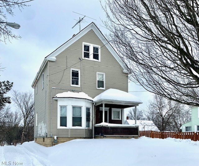 Remodeled 5 bed, 2 full bath colonial. Spacious 1st floor bedroom with new laminate flooring that continues through the hall and into the living room, dining room, remodeled full bathroom and remodeled kitchen. The home has the original 1903 bannister and stair case that leads to the remodeled second floor with a massive hallway closet, 2 ample sized bedrooms, large full bath with a nook area for the washer and dryer, all with new laminate flooring. There are 2 more bedrooms on the 3rd floor that can be used for an office or play area.