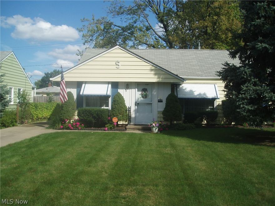 Welcome home to your cozy, well kept ranch, in an ideal location close to shopping, rapid station, and highways!    This home has had only one owner who has been meticulous in maintaining the yard, as well as the interior and exterior of the house.  A large, 16x24 family room, added across the back of the house, has an electric fireplace with mantel to enjoy during cold, wintery days.  This room has large windows that allow a view of the beautiful backyard, and a sliding patio door for easy access to outside.  You will enjoy the partially fenced backyard which is perfect for relaxing and entertaining!  A few features that have been added are roof heating elements to melt snow and ice, a French drain across the backyard, and a home warranty for the buyer.  This home is move in ready, waiting for you!  Don't miss this one!