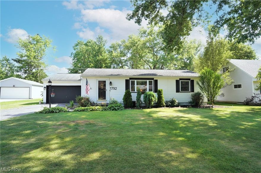 This well-maintained ranch-style home in Stow is sure to impress. With a 2 car garage and a total living space of 1032 square feet, this property offers plenty of rooms. The kitchen is a highlight, a separate eating area, and convenient access to a large backyard deck. Hardwood floors is used both the master bedroom and the dining room, enhancing the home's appeal. The property also boasts a pleasant backyard and the neutral color palette throughout the home allows for easy customization to match your personal style. With everything in place and move-in ready, this home awaits its new residents.