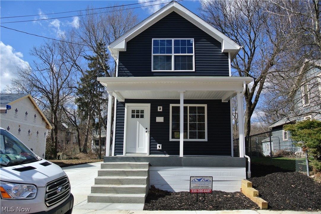 West Akron new construction open floor plan 3 bedroom, 2 1/2 bathrooms, 2nd floor laundry, 2 car attached garage. Nice size master and walk in closet. Rec room in basement. Home is eligible for the city of Akron's tax abatement program. No real estate tax on the improved value of the construction for 15 years. Home is still under constructions.