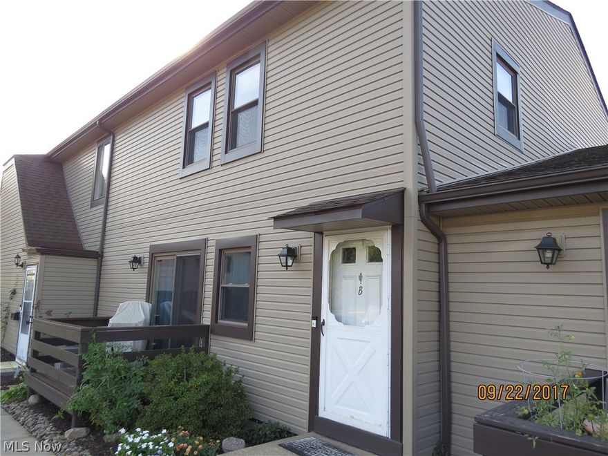 Make this your home today!  Very well maintained unit with upgrades and neutral colors.  The first floor is accentuated with Newer wood laminate floors and earth tones to make it a soothing place to rest.  Use the dining room or breakfast bar to enjoy your meals or just a place to work.  Any wallpaper has been removed and fresh paint was utilized.  The furnace and CA were updated in 2016.  The HWT and roof were replaced in 2011.  The vinyl siding was replaced in 2013.  The windows and slider are updated in 2004.  The owner has installed a battery back up for your garage door opener if the power is ever out.  All you have to do is move in!