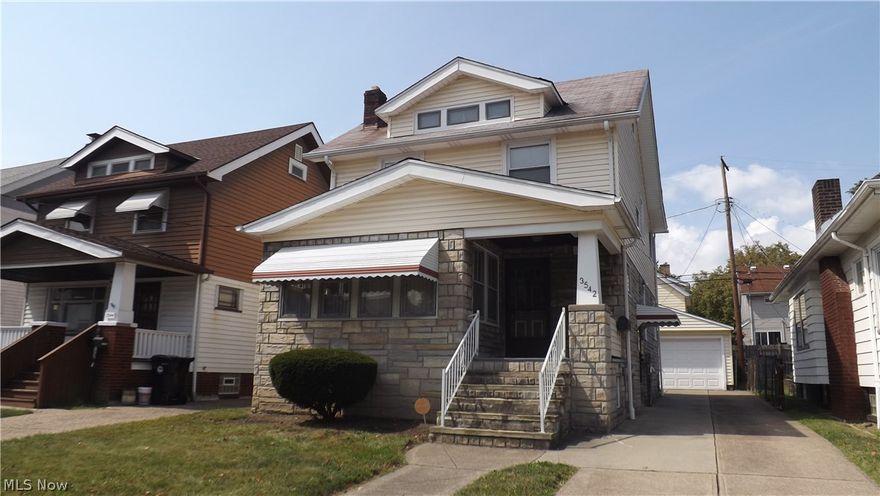 Pride of Ownership is Obvious Throughout this Meticulously Maintained Home. 3 Bedrooms, 2 Full Bath Colonial. Neat and Clean with many updates. Lots of Crown Molding, Woodwork, Built in Cabinets. Many Nooks and Crannies to Catch your Eye. A great mix of Old World Charm and Modern amenities. Neutral Colored Carpet and Walls. Spacious Kitchen with eat in area, Loaded with Cabinets and Countertop Space, Double Sink. The Living Room Extends into a Window Filled Family Room and The Spacious Formal Dining Room. Bright and Cheery Sunroom on Second Floor.  Master Bedroom Big Enough for a King Size Bedroom Set, with Room to Spare. The Lower Level includes a Full Bath, Decorative Fireplace and a Recreation Area. Updated Electrical and Windows.  Glass block in Basement. Fenced Yard along with any Car Enthusiast Dream Garage.  Attractive Vinyl and Stone Exterior.  The Attic area has Many Possibilities. This Beautiful Home is Ready For a New Owner.