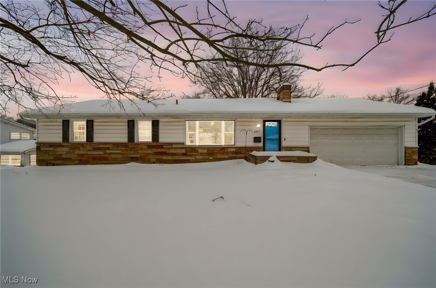 Welcome home to this darling ranch nestled in the heart of Medina! Offering 3 bedrooms and 1.5 baths, this cozy residence delivers the ease of one-floor living paired with thoughtful updates throughout. Enjoy newer vinyl flooring across much of the main level, updated light fixtures, and a modernized kitchen designed for both style and function.

The inviting primary bedroom features the added convenience of an attached half bath. Downstairs, the finished walk-out basement provides endless possibilities—whether you envision a recreation space, home office, or guest area—and opens directly to a poured patio.

Entertaining is effortless with the raised deck overlooking a beautiful backyard and tranquil stream, creating a peaceful outdoor retreat. Ideally located just minutes from Medina’s historic Square, grocery stores, restaurants, and shopping, this home combines comfort, convenience, and charm.

Don’t miss your opportunity to make this wonderful home your own—schedule your showing today!