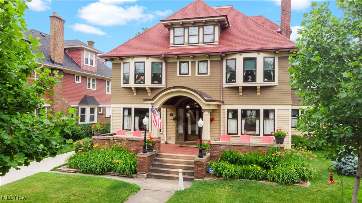 Fully Restored Historic Grandeur | Prime Cultural District Location
This breathtaking residence is a rare offering—a completely restored historic home masterfully updated for luxury living while preserving timeless architectural beauty. Set across three expansive levels, it combines refined design, generous scale, and prime location to create a truly exceptional opportunity for both discerning homeowners and investors.
From the stately foyer to the wide central hall, every inch of this home has been reimagined. The main level features a dramatic living room with fireplace, a grand dining room, and a stunning sunroom flooded with natural light. A private office with bay window offers an inspiring workspace, while the re-designed custom kitchen blends style and function, adjacent wet bar & convenient pantry, perfect for entertaining.
Upstairs, the primary suite is a sanctuary unto itself, complete with dual walk-in closets and a beautifully appointed en-suite bath. Three additional bedrooms, another stylish bath, and a laundry room provide flexible living, while a sunroom extension adds even more charm.
The third floor impresses with a dramatic loft space, ideal for a media lounge, art studio, or additional family room. A fifth bedroom, full bath, and bonus room make this level a private retreat or potential income-producing suite.
Perfectly positioned in the heart of the region’s cultural center, this home is steps from the Cleveland Clinic, University Hospitals, Case Western Reserve University, the Cleveland Museum of Art, The Cleveland Orchestra, the Cleveland Institute of Art, and the Cleveland Institute of Music. Just a short stroll to Little Italy, its award-winning restaurants, and galleries, plus easy access to the transit line—this location is truly unmatched.
Whether you're seeking a landmark personal residence or a high-end investment in Cleveland’s most dynamic neighborhoods, this fully restored gem offers lifestyle, location, and long-term value.