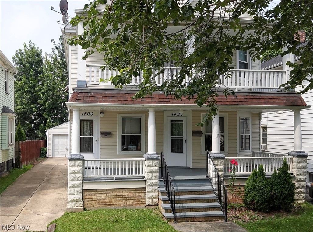 Nestled in a desired Lakewood neighborhood, this charming remodeled double exudes character from the moment you step through the front door. Live in one unit and rent out the other! The first level features two bedrooms and one full bath while the second level has an additional finished 33’ x 16’ bedroom on the third floor that can serve as a serene owner's suite, an inspiring home office, or a creative studio - the possibilities are endless. The fusion of hardwood floors, granite countertops, built-in dining room cabinetry and ceramic flooring create an ambiance of understated luxury. The updated kitchens and bathrooms offer both style and convenience, catering to the needs of a modern lifestyle. The living area, where natural light streams in, transitions seamlessly into the dining space forming a warm and inviting environment for gatherings and entertaining. The home's exterior spaces are just as enchanting. Dual porches provide charming spots to unwind, sip a cup of coffee, or simp