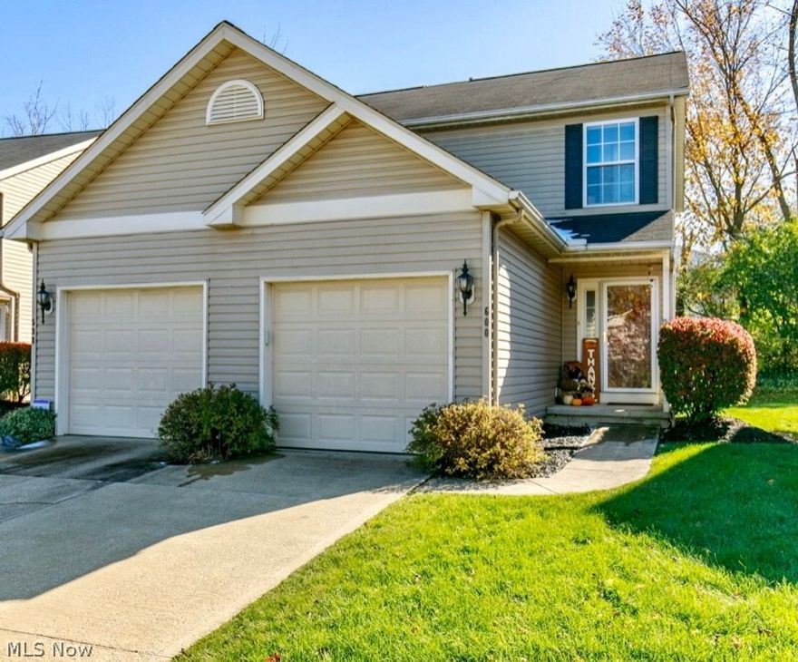 Priced to sell!!! This lovely 2004 built Medina condo has a lot to offer! The first floor has a half bath and large eat in kitchen that opens up to the family room with fireplace that overlooks the private patio. The 2nd floor has one full bath and two spacious bedrooms, both with vaulted ceilings and tons of closet space! This unit also has a full basement that is plumbed for a full bath -- Envision all the possibilities, game room, movie room, play area for the kids, etc. The possibilities are endless! Also there is an attached one car garage for convenience and is deep giving ample room for storage. Besides this being a great home you are close to all amenities Historic Medina has to offer. You'll never be looking for anything to do! Come put your final touches in and make it home! Features include: newer carpeting, recently painted rooms, 2016 HWT, and more! Schedule your showing while this lasts!