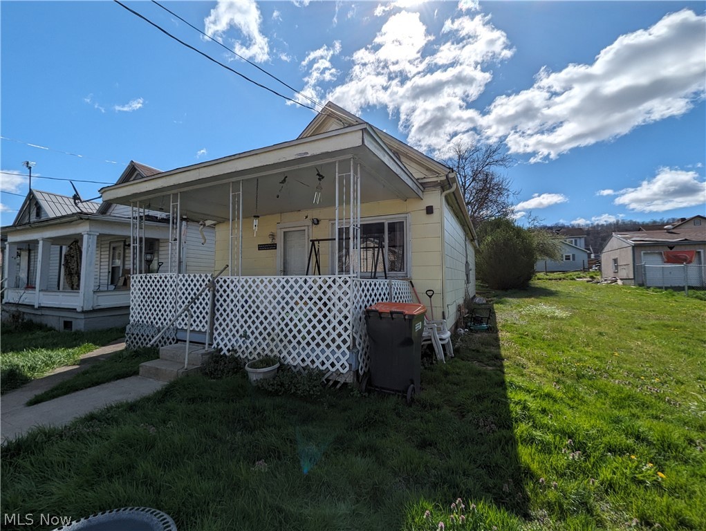 One floor home with large front porch. Own cheaper than rent!!