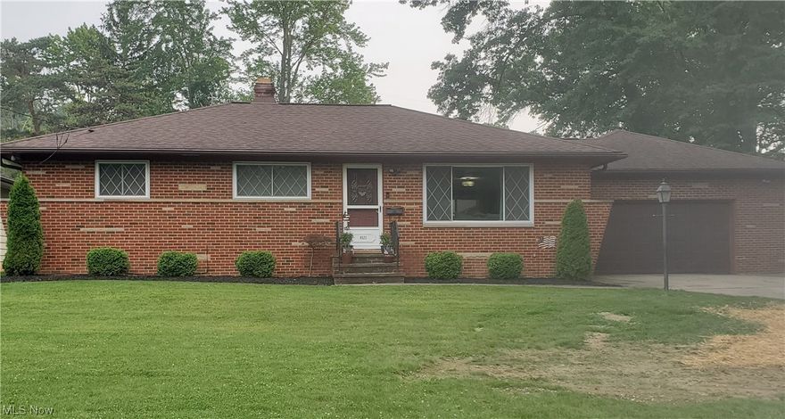 Beautiful 3 Bedroom Brick Ranch * Last home on a Quiet Dead End Street * Adjacent to Treed Land that cannot be developed * Large fenced in yard for the kids and pets with a Newer Large Storage Barn * Spacious Basement is Newly Carpeted for a Cozy Area for Kids play area and Seating area for Movie Night 
The Furnace and A/C 2014 * Hot Water Tank 2022 * Dishwasher 2023 * Range 2021 * 3 Dimensional Roof 2013 * New Glass Block Windows * New Storm Door and Man Door on the Back of the house entering the Large Covered Patio great for enjoying a nice cookout and entertaining * Bring you own ideas and make this house your HOME