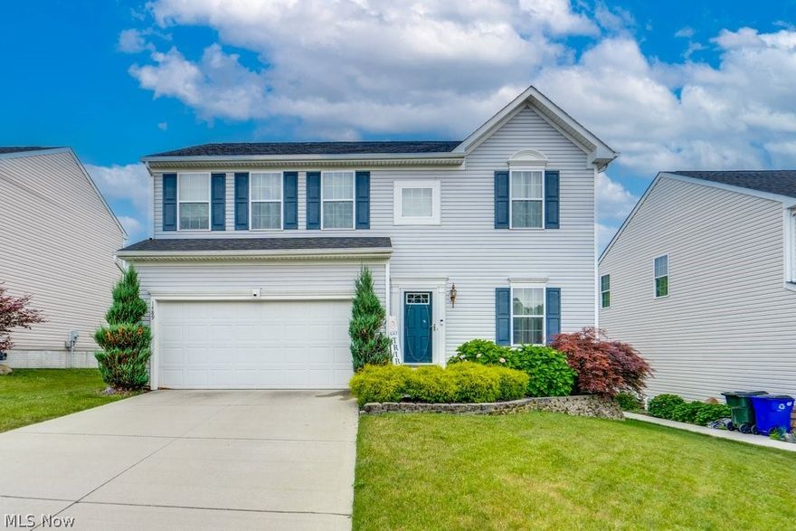 Welcome to 1489 Crescent Dr, Streetsboro, Ohio – a move-in ready gem with an open floor plan designed for modern living in the Meadow View Community. This stunning home boasts a spacious kitchen equipped with high-end stainless steel appliances and sleek, contemporary finishes. The kitchen island even includes a nice wine fridge.  With 4 bedrooms, 2 full baths, and 2 half baths, there's plenty of room for your family and guests. The master bedroom features a large walk-in closet and an ensuite bath.  The convenience of a second-floor laundry room adds to the home's functional charm. Enjoy the efficiency of a tankless hot water tank that's just a year old, and the comfort provided by a furnace and air conditioner, both only two years old. Fresh carpet and flooring throughout the home enhance its pristine appeal. The finished basement offers added space for entertaining, a home gym, or a game room plus additioinal storage. As you head outside, you can enjoy the generous sized deck overlooking the serene wooded backyard view. 
 Perfectly situated near major freeways, Kent State University, shopping centers, and an array of dining options, this home offers both luxury and convenience. The neighborhood features sidewalks throughout, making it ideal for walking, running or bike riding. Don’t miss this fantastic opportunity to own a modern, well-maintained home in a prime location.