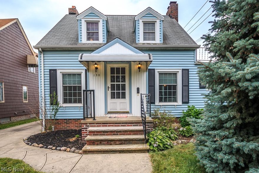 Charming Cape Cod with Lake Erie access!  Ideal location, north of Lake Shore!  Living Room with fireplace and hard wood flooring under carpet!  Spacious Dining Room with hardwood flooring leads to Kitchen.  Kitchen features breakfast bar and all appliances stay!  2nd floor features 2 Bedrooms with large closets and an additional room that can be used as nursery, office or walk in closet!  6 panel solid wood doors throughout!  Pull down storage on 2nd floor.  Basement features wood fireplace and ideal space to renovate into Rec Room!  There is a path right next to the home that leads to the beach and amenities!  Dryer new in 2019!  Furnace new in 2013!  Newer Windows!  Can be sold fully furnished!  It's currently being used as an Airbnb and brings in $50,000 of income annually.  There are 43 days of transferable bookings through September!  Incredible investment opportunity or place to call home!