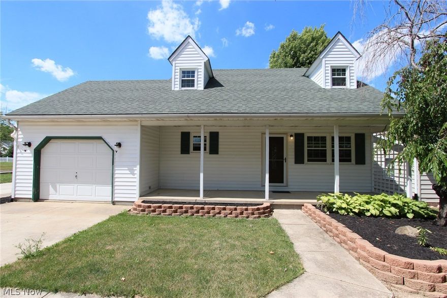 Well maintained Cape Cod that sits on a beautiful landscape corner lot that features a giant composite back deck, finished basement with additional living space and pool. The main floor consist of open concept living area, a spacious kitchen has tons of counter space, and new flooring. First floor laundry room conveniently located right off the kitchen. Oak trim and oak doors round out the neutral decor. The second floor has two bedrooms and a full bathroom, and the master bedroom has double walk-in closets. Full finished basement with brand new carpeting that is currently set up with 4 separated rooms.  All new windows with lifetime warranty, front door, and sliding glass door that leads to a large deck (ready for hot tub), a stamped concrete patio with covered area, and a new 18 ft. pool! 20 x 10 shed for extra storage. The huge additional driveway pad could be used for an RV. This home is nicely located near the Wellington Metro Parks. Schedule a showing today!
