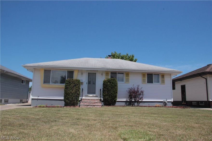 MOVE IN READY!  If you're looking for the conveniences of a ranch but want some space, this is the house for you!  Lots of storage/closet space.   This fully remodeled RANCH has so much to offer!!  3 BEDROOMS  with mirrored sliding closet doors!!  1.5 BATHS!!!  Large Living Room!  Dining area off from large Kitchen with Sliding Glass door leading to the deck!!! Partially finished basement with rec room and separate room with lots of potential.  New Electric Panel 2016!  Utility room freshly painted!   New Light Fixtures!  New Flooring!  3.5  car garage!!!  Double wide garage door on the front with a single garage door on the side! Great for the homeowner with toys.   You have to see it! Large back yard!!!  Central Air/Furnace replaced in 2009.  Hot Water Tank 2016! VIOLATION FREE!!  City of Brook Park Point of Sale has been conducted and is all clear!!