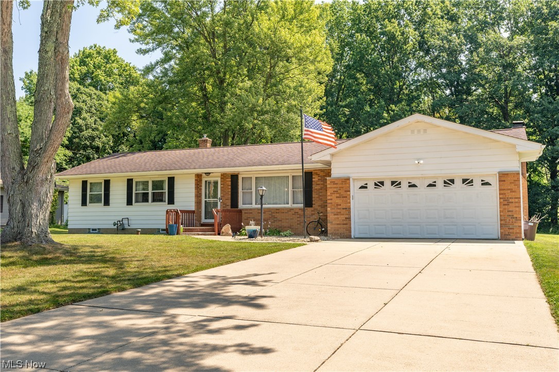 Welcome to a beautiful oasis on Honeymoon Drive in Green, OH! This tastefully updated 3-bedroom, 1.5-bathroom ranch is ready to welcome you home.
Step into the heart of the house – a stunning kitchen adorned with granite counters and featuring a generous 6-foot island. Whether you're a seasoned chef or just love hosting friends, this space is designed for cooking up great memories and opens directly to the inviting family room. The formal living room and dining room provide additional space to entertain or just escape the hustle and bustle of the great room. All the mechanicals have been thoughtfully upgraded (2022) with premium equipment, meaning you can move in with confidence--knowing your new home is in tip-top shape. With 1,776 square feet of living space on the main level, there's plenty of room for your family's needs. Plus, the partially-finished basement provides an additional 350 square feet of living space on the finished side, offering the perfect opportunity to create you