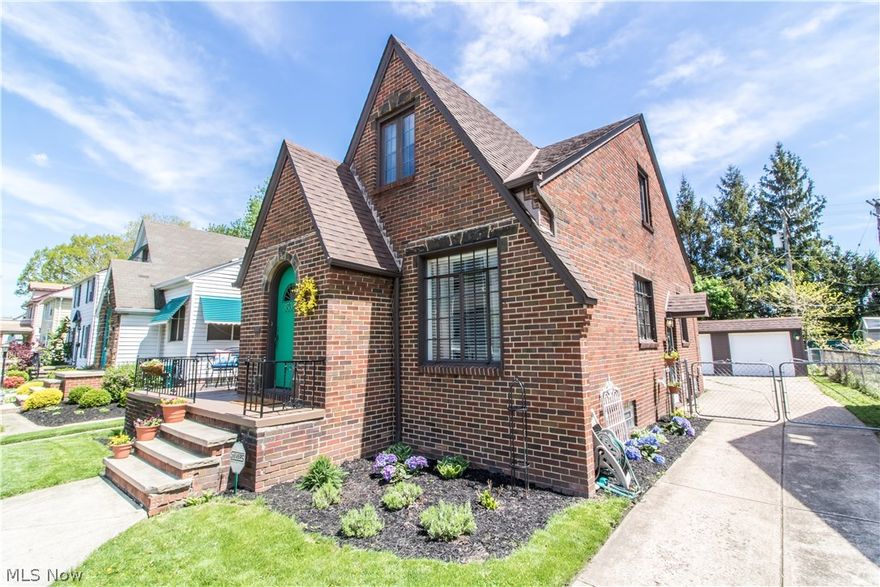 This 1930's charming bungalow exudes original character throughout its spacious 1400+sq feet! Enjoy the comforts of this vintage charmer all while being a moments drive from the activities of Kamm's Corner, Lakewood, Rocky River Reservation, and downtown with quick access to both 71 and 90! Showcasing many original features such as hardwood floors, impeccably restored kitchen countertops, and original Kamm's light fixtures!  All kitchen appliances stay and are brand new "Retro" style (2016)! This home also features a newly renovated bathroom, oversized master with reading nook, newer roof 2008, furnace/ac 2014, and front porch that make this house a home! Super clean, freshly painted, full basement with glassblock vented windows and extra shower!  Seller is providing a one-year home warranty to the new buyer!  Two car garage and fully fenced yard are ready and waiting...call today!