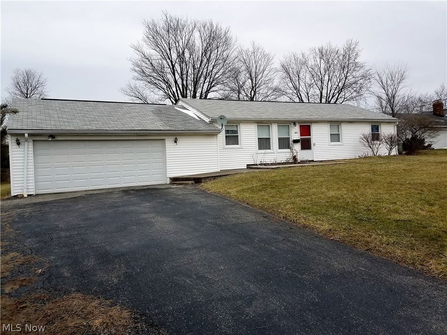 Excellent priced starter home. 3 Bedroom, with extra large pantry in dining area/kitchen. Possibility of expanding with poured  footer under patio looking into large back yard containing grape vines and fruit trees. Two and half car attached  garage. Shed with concrete floor and big back yard. Ready for occupancy.