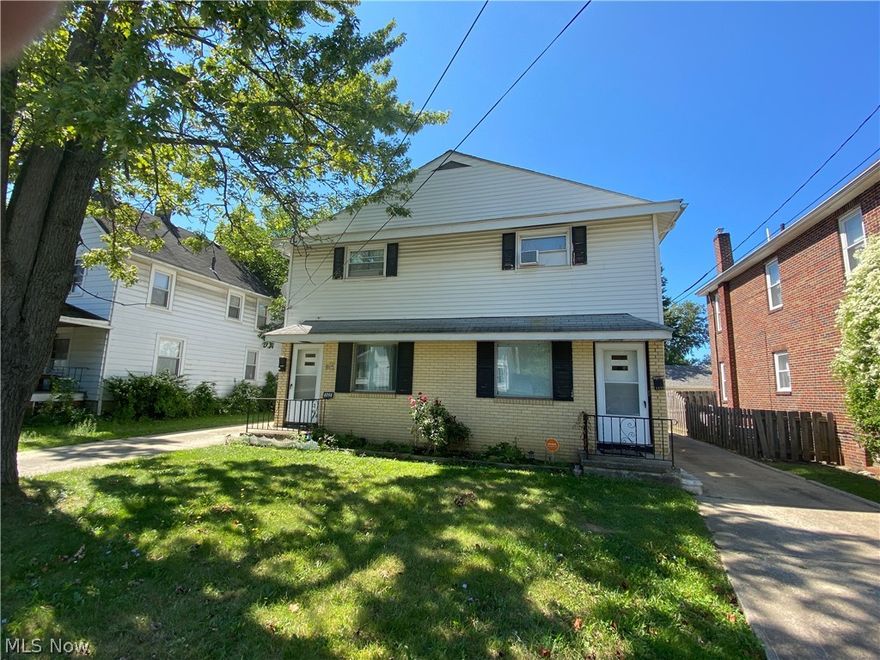 Great investment opportunity in a great location near downtown Willoughby. Nice side by side duplex that is fully occupied. Each unit includes a large living room, laundry room, eat-in kitchen and 2 spacious bedrooms. Wood floors under the newer carpet in both units. The furnaces were installed in 2008 and 2020, hot water tanks in 2020 and the house roof is approximately 12 years old. Rents could be higher than current rents. One unit has a month to month lease and the other has 6 months remaining. Both units have a detached building that could be a garage or storage area and a fenced yard. Room sizes are as follows: Kitchen 14x11, Living room 15x14, Laundry room 10x9, Bedroom 14x12 and Bedroom 11x9. Close to nightlife as well as shops and restaurants. If you have been looking for an investment this may be the property. Live in one and rent the other.