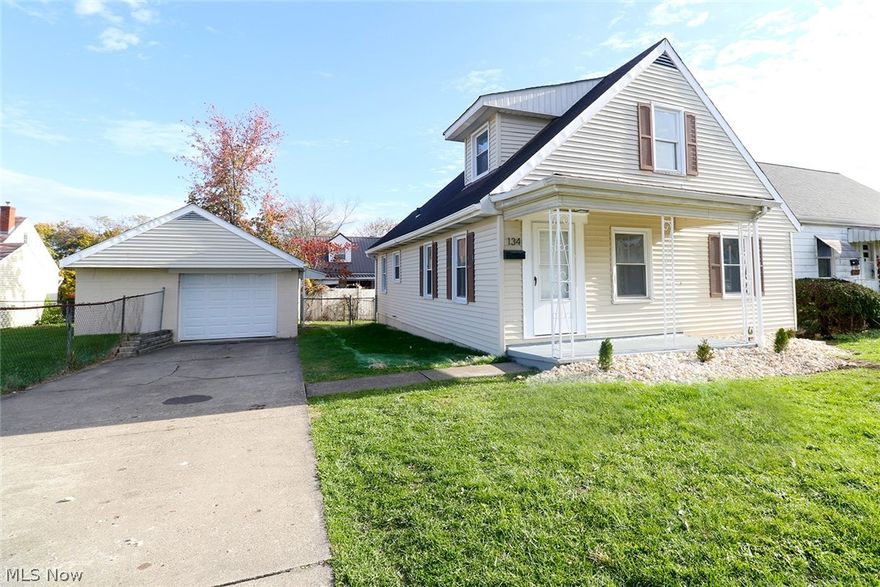 Welcome home to this charming three-bedroom, one-and-a-half-bath, one-and-a-half-story residence with over 1,850 sq ft of living space. This move-in ready home features new carpet in the living room, hallways, stairs, and upstairs.   New laminate flooring in the kitchen, both bathrooms and rec room.  Plus a fresh coat of paint and new lighting throughout the interior. Downstairs, you'll find a large rec room with an additional bonus room, as well as an extra toilet and shower. Four parcels mean extra space for the fenced-in side yard, flat backyard, and oversized one-car detached garage with a new garage door, new roof, and paved driveway. Conveniently positioned near essential amenities including schools, banks, shopping, and churches, this home is within walking distance of the local bus stop, and Franciscan University is less than 2 miles away. This is an excellent opportunity for families, first-time buyers, or even investors.