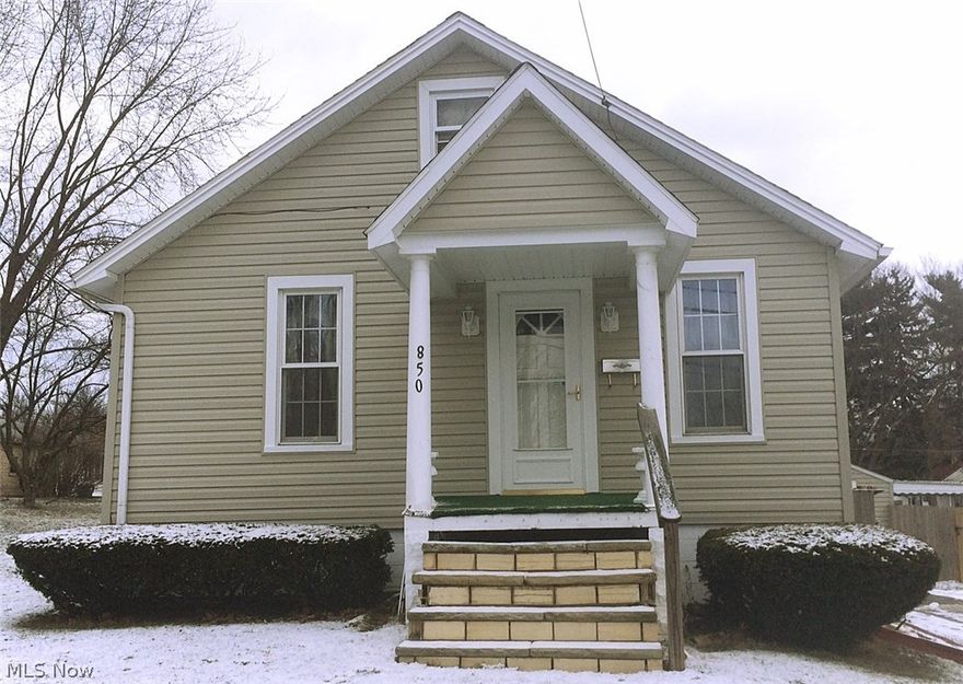 Bungalow sitting on two parcels totalling 1/2 acre. Many updates done within last 2 years. Some of the updates include: New carpet on main level, freashly painted throughout, disable equipped main level bath with ceramic tile, new vinyl siding (1yr), shed (1yr), 21ft round above ground pool (1yr), privacy fence (1yr), upgraded electric (1yr), back porch (2 yrs), garage & patio roof (2yrs), and motion sensored lighting (1yr). Enjoy a quiet country feel evening in your private backyard oasis. Come call this place home. Once inside, you will feel at home.