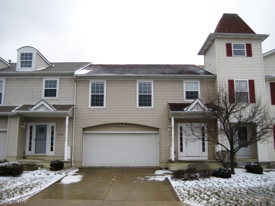 Fall in love with this fantastic 2 bedroom, 2 1/2 bath Colonial Style Townhome! The beautiful wall of windows highlight the stunning 2 story living room. The kitchen is equipped with all appliances, pantry, ample cabinet & counter space & opens the bright dining area w/ slider leading to the backyard w/ plenty of space for a patio or deck! Upstairs you will discover 2 spacious bedrooms, 2 full baths & convenient 2nd floor laundry! The Vaulted Master bedroom has double closets & an en-suite glamour bath w/ double sinks, shower & large soaking tub! Plenty of storage space in the full basement & 2 car garage! Beautiful community lake & gazebo. Lawn care, snow removal and trash collection is taken care of for you! This home has been freshly painted & is move-in ready!
