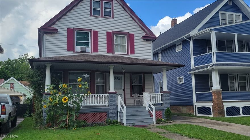 Old World Charm is crying to be re-awakened in this fantastic opportunity for a first time buyer or investor.  There is Fabulous Natural Woodwork throughout the house that features a Double Staircase to the 2nd Floor - one leads from the kitchen and the other from the open welcoming foyer.  Natural wood flooring is hidden beneath the carpeting and the opportunity for expansion is limitless - with the basement offering already installed glass block windows and the third floor just waiting for your creative side to add an owners suite or a wonderful place for family game night.  Beyond the gate, you'll find a good sized backyard and a 2.5 car garage...  This property WILL NOT last long.  Seller has done the following improvements:  new kitchen faucet, two new windows, chimney tuck pointing, some basement walls scraped and painted, electrical updates.  Your personal touch will make this a worthwhile investment.  Property sold AS-IS.