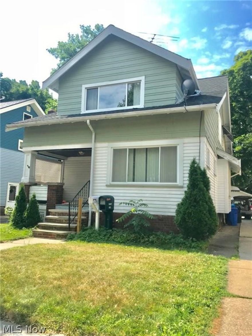 This charming multi-family home provides the perfect opportunity for an investor or an owner occupied occupant!  The 1st floor unit features cozy front & back porches, 2 bedroom,s, 1 full bath, kitchen w/ some newer appliances and a fashionable ceramic tile backsplash, dining room with leaded glass built-ins and comfy windowseat, spacious living room w/fireplace and arched entry way & lots of additional space for storage.  The 2nd floor unit is currently unoccupied and consist of 1 bedroom, 1 full bath, living room & kitchen w / newer subway tile backsplash.  Both units share 2 car garage; each w / its own space.  Both units have hardwood floors & custom built-ins.  Perfect starter home or make it your first purchase to start investing!!!  Rent was previously 700 down but can be up to 825 and 500 for upstairsPlease call today for a private tour.