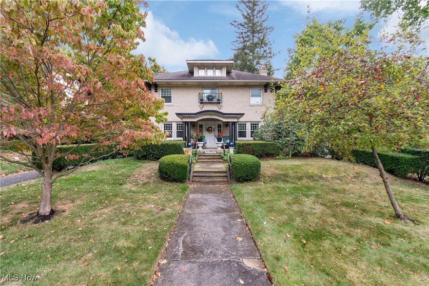 Timeless charm meets modern convenience in this beautifully maintained home just one block from the College of Wooster and steps from the vibrant downtown scene. Nestled in a stunning neighborhood known for its architectural character and tree-lined streets, this residence offers a rare blend of classic appeal and thoughtful updates. Inside, you'll find an updated kitchen with generous pantry storage, perfect for everyday living and entertaining. The home features updated windows throughout, bringing in natural light while enhancing energy efficiency. A cozy fourth bedroom tucked into the attic adds flexible space for guests, a home office, or creative retreat. Outside, enjoy a manicured yard bursting with colorful perennials and a private patio ideal for morning coffee or evening gatherings. The partially finished basement provides additional living or hobby space, and extra parking behind the garage ensures convenience for you and your guests. Whether you're drawn to the proximity to campus, the walkability to downtown shops and eateries, or the enduring character of the neighborhood, 1117 Quinby Avenue is a place to call home.