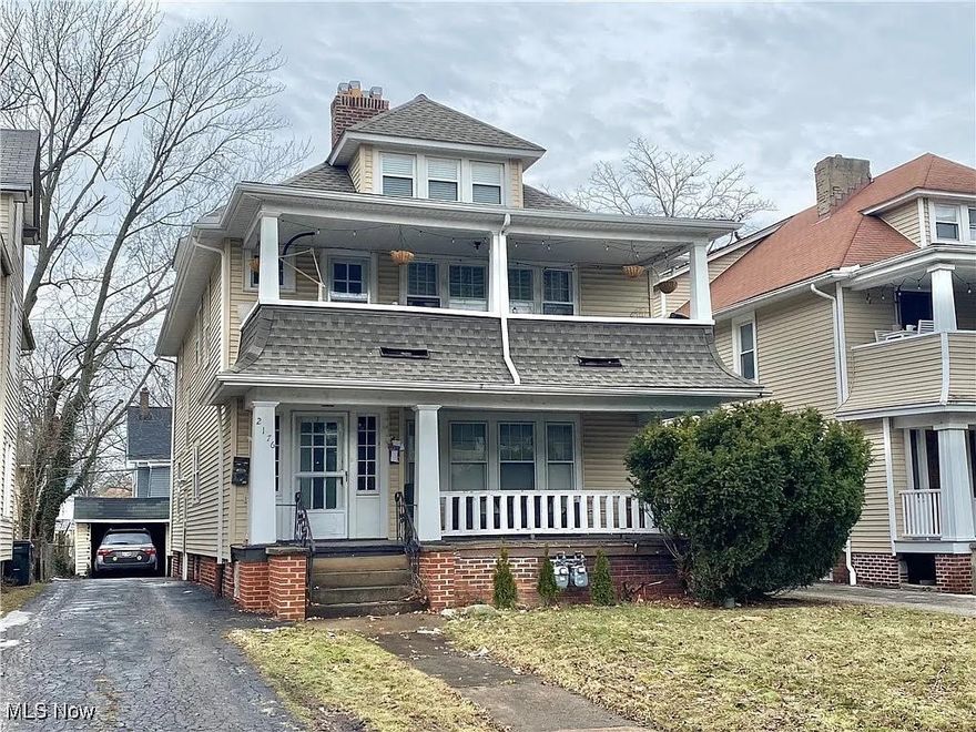 Charming and spacious first-floor unit in the heart of Cleveland Heights! This beautifully maintained 2-bedroom, 1-bath unit offers a perfect blend of comfort and character with tons of space. Enjoy hardwood floors, generous natural light, and a functional layout ideal for relaxed living. Conveniently located near parks, shopping, and dining, with easy access to University Circle and downtown Cleveland. Includes on-site laundry and off-street parking. Available now ? don't miss this opportunity to call 2176 Rexwood Road home!