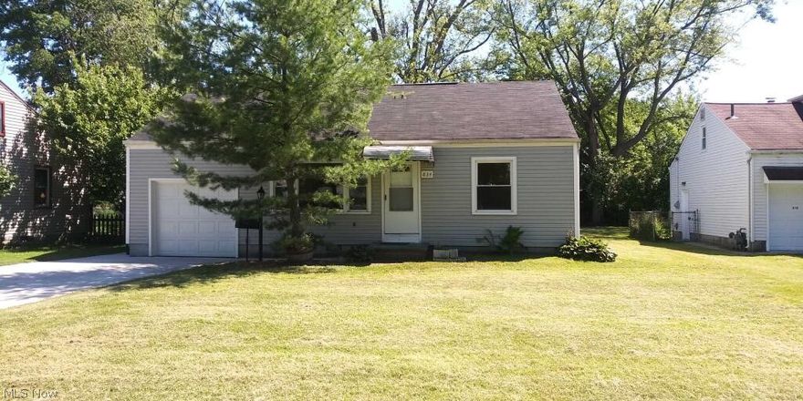 Charming 2-3 Bdrm 1 Bath Bungalow.  Updated Kitchen & Bath.  Freshly Painted. 1 Car Garage.  Nice Yard.