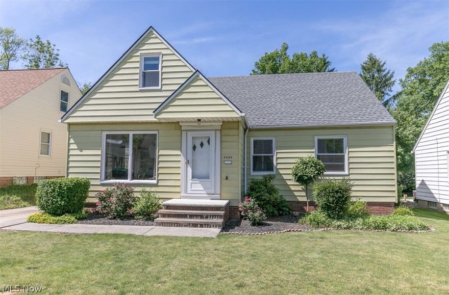 This spacious master bungalow is close to Hospitals, Colleges and Legacy Village on a quiet no outlet street. With 4 large bedrooms and 2 full baths there is room for everyone. The second floor has a master suite with exposed beams, a full bath and a nice sitting area that could be used for a study or dressing room. Main floor has a nice open floor plan. Light filled dinning room has sliders to pretty deck that over looks a fenced yard. Basement has a large rec room. All appliances stay, newer roof for both garage and home, newer electric panel, windows, main floor bathroom updates. A Must see home.