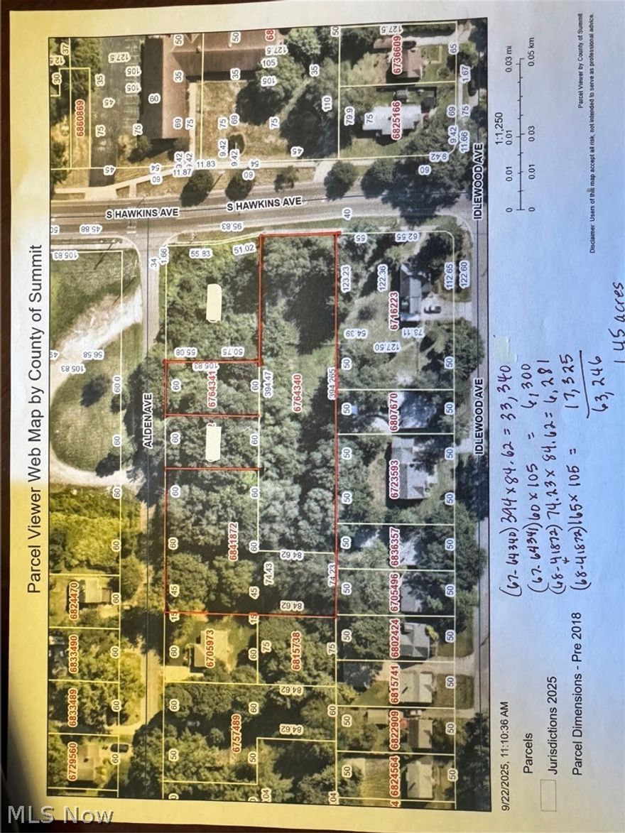 Vacant lot can be purchased with another lot on Alden and one on Hawkins that is adjacent. Seller will give a better discount if all three lots are purchased together.