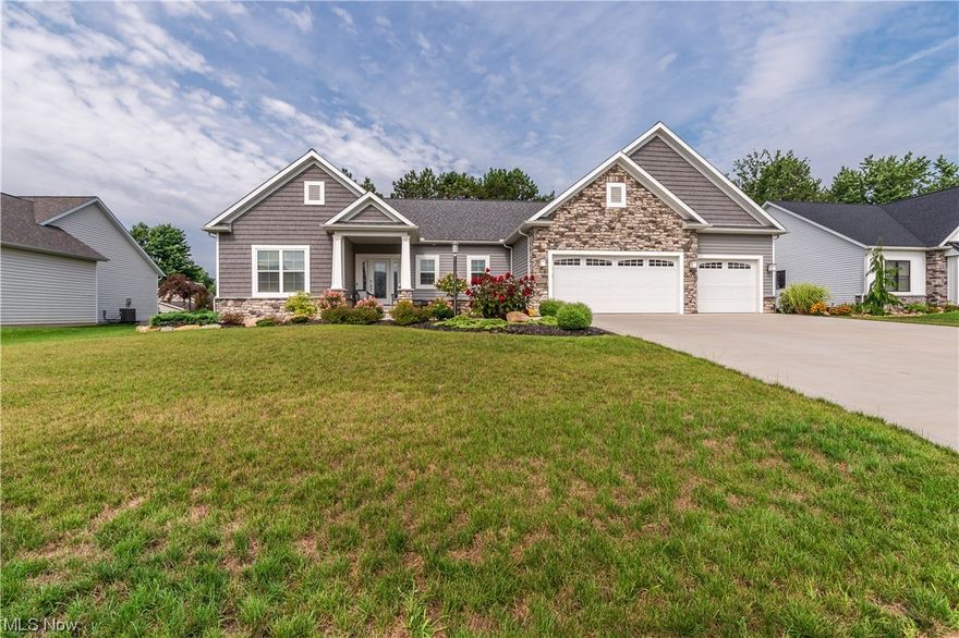 Welcome to your dream ranch-style home in the sought-after Pinecrest Meadows Subdivision, a pristine gem built in 2021 by the renowned REA Custom Homes. The heart of the home lies in its open-concept design, seamlessly connecting the living, dining, and kitchen areas into a cohesive living space that's perfect for both relaxation and entertainment. The kitchen boasts quartz countertops, stainless steel appliances, and an expansive island.  The master suite features a tile shower along with an oversized walk-in closet. Two additional bedrooms share a well-designed full bathroom. The home also features a three-car garage , which provides ample space for vehicles, tools, and recreational equipment. Schedule your private showing today !
