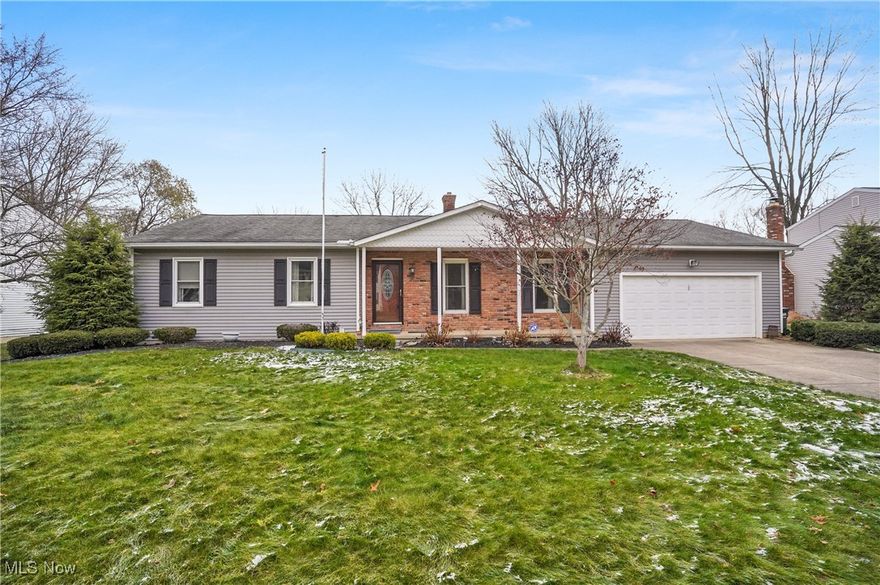 Welcome to 60 Spring Garden Dr, Munroe Falls, OH 44262! This custom-built ranch home offers 3 bedrooms, 2.5 baths, and plenty of space to make your own. The primary bedroom features a private bathroom with double sinks and a walk-in closet. Enjoy the spacious living and family rooms, perfect for entertaining or relaxing. The open kitchen includes sliding glass doors leading to a covered back patio and a beautiful backyard, providing the ideal setting for outdoor enjoyment. Convenience abounds with a first-floor laundry room (washer and dryer included), a half bath, and direct access to the attached 2-car garage. The expansive basement offers ample storage and endless possibilities for customization. Don't miss your chance to see this fantastic home—schedule a showing today!