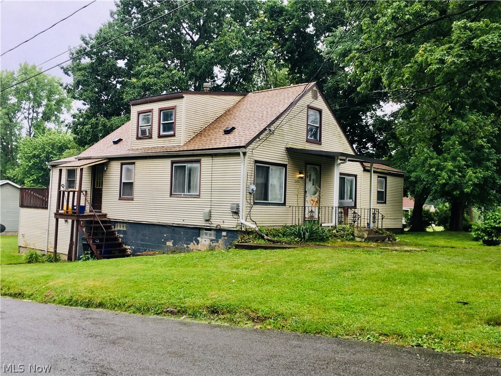 Lot's of opportunity at this investor special situated on a double corner lot. Large open rooms on the first floor would make the ideal space to entertain guests. Bring your offers and make this place your own. Home is being sold AS IS.