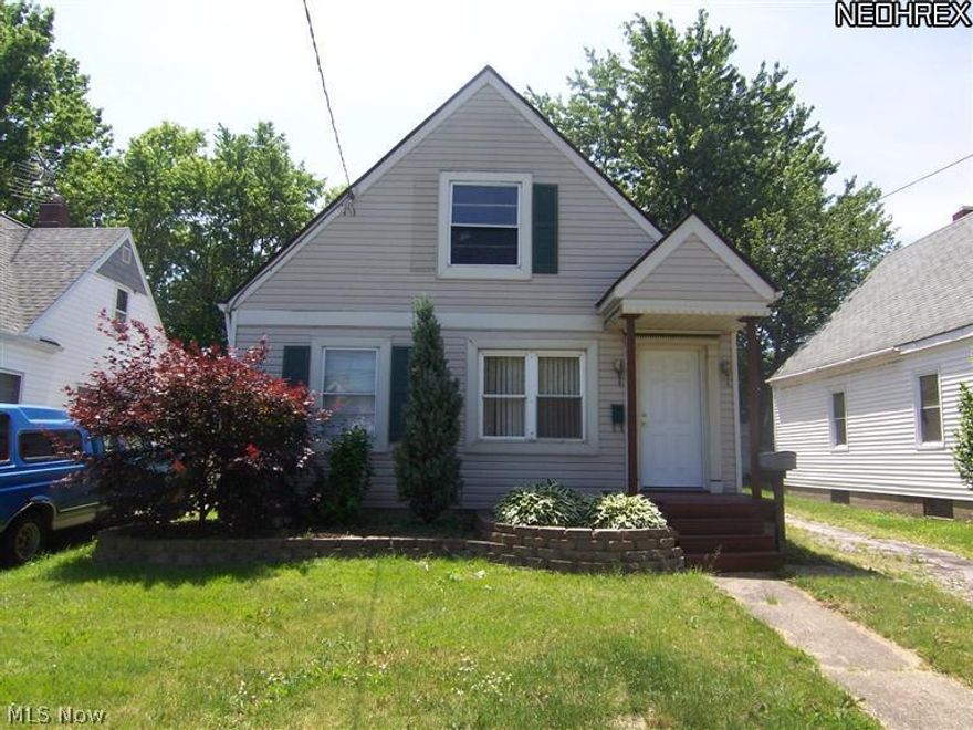 Don't miss this opportunity!! This 3 bedroom, 2 full bath cape cod has almost 1300 sq ft of living space.  There are two living spaces with a formal living room, and a family room.  The second level is a master suite with full bath and walk in closet.  The large kitchen has an eating area.  A full basement is just waiting to be finished.  The yard is fenced, and professionally landscaped.  Seller may entertain a lease purchase if terms are acceptable.
